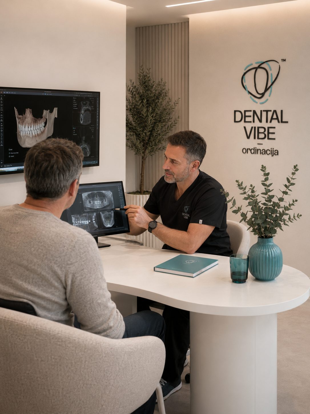 Consultation at Dental Vibe — digital 3D treatment planning